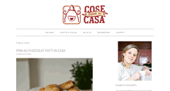 Desktop Screenshot of cosefatteincasa.it